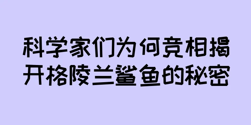 科学家们为何竞相揭开格陵兰鲨鱼的秘密