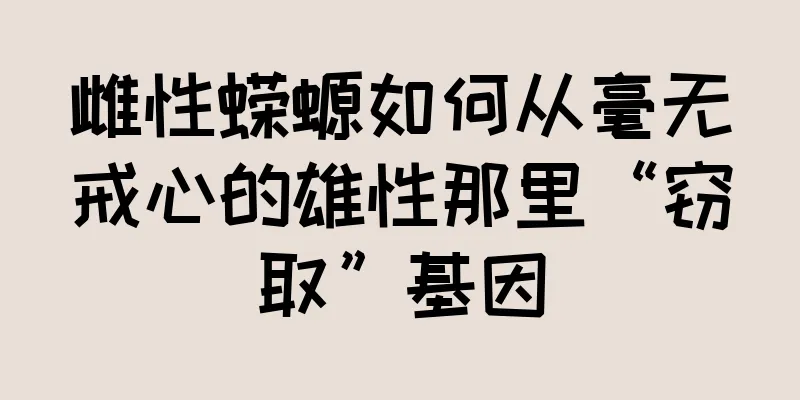 雌性蝾螈如何从毫无戒心的雄性那里“窃取”基因