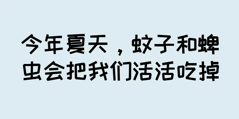 今年夏天，蚊子和蜱虫会把我们活活吃掉