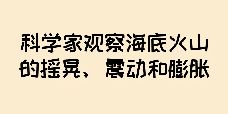 科学家观察海底火山的摇晃、震动和膨胀