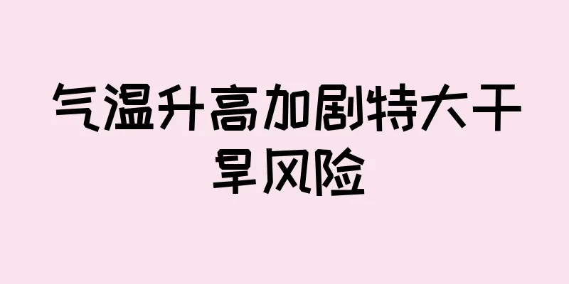 气温升高加剧特大干旱风险