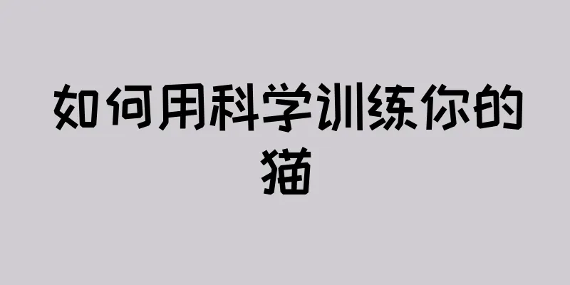 如何用科学训练你的猫