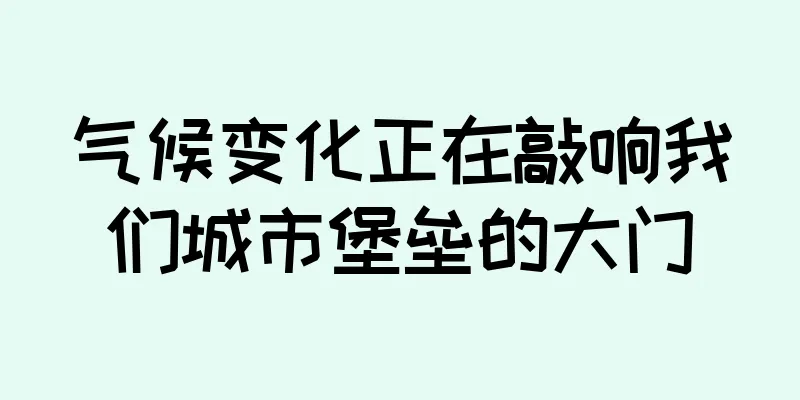 气候变化正在敲响我们城市堡垒的大门