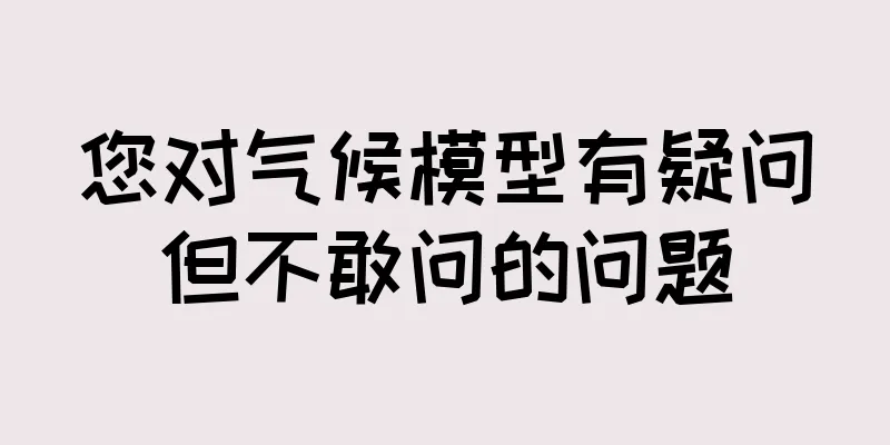 您对气候模型有疑问但不敢问的问题