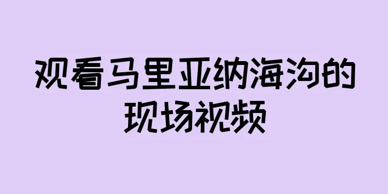观看马里亚纳海沟的现场视频