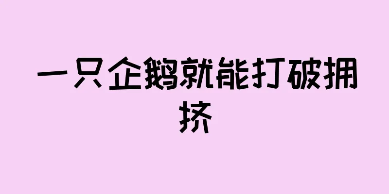 一只企鹅就能打破拥挤