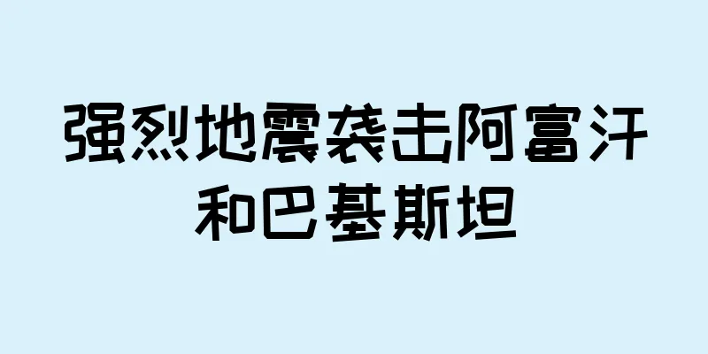 强烈地震袭击阿富汗和巴基斯坦