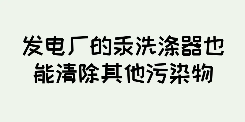 发电厂的汞洗涤器也能清除其他污染物