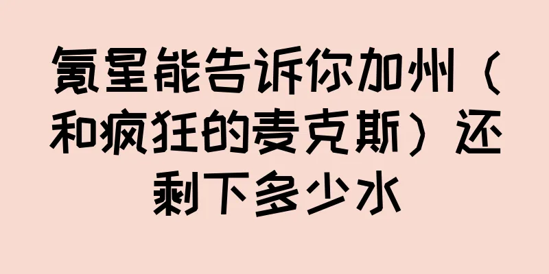 氪星能告诉你加州（和疯狂的麦克斯）还剩下多少水