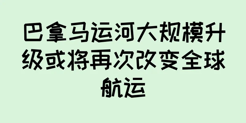 巴拿马运河大规模升级或将再次改变全球航运