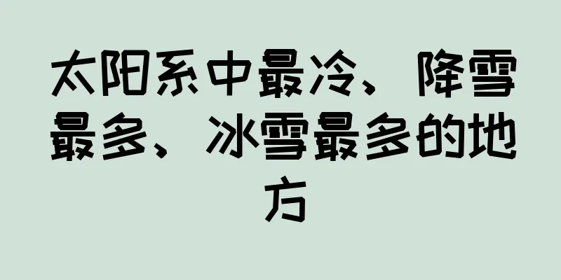 太阳系中最冷、降雪最多、冰雪最多的地方