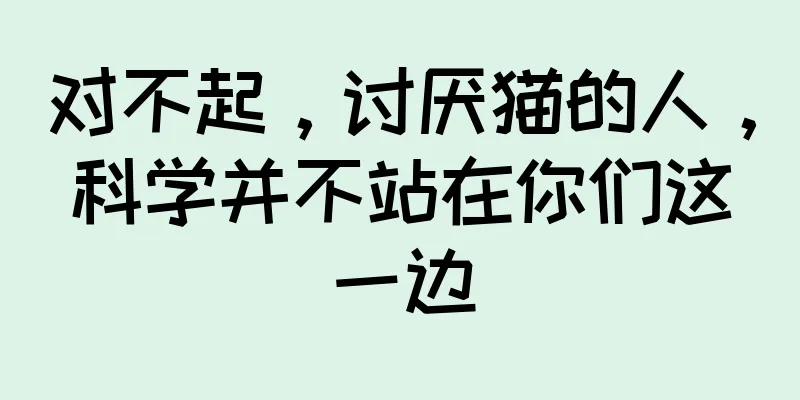 对不起，讨厌猫的人，科学并不站在你们这一边
