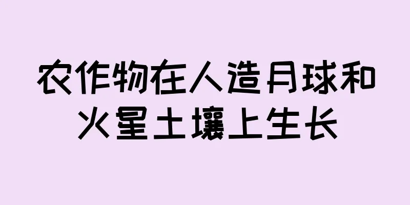 农作物在人造月球和火星土壤上生长
