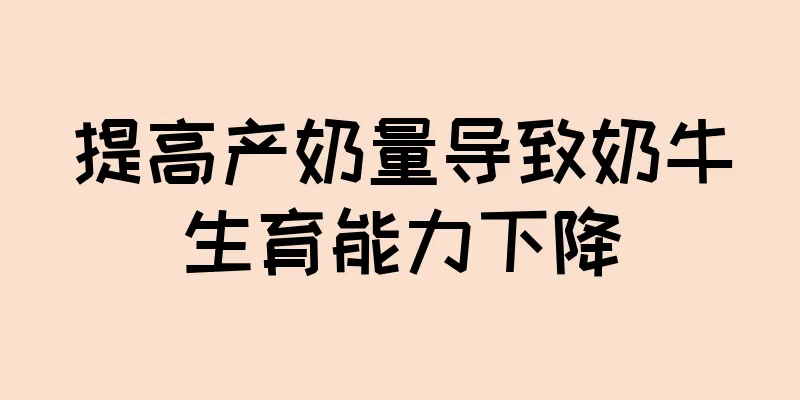 提高产奶量导致奶牛生育能力下降