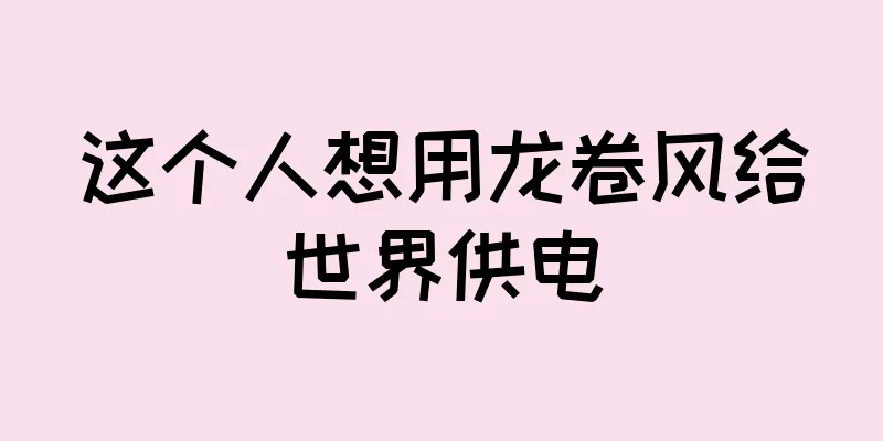 这个人想用龙卷风给世界供电
