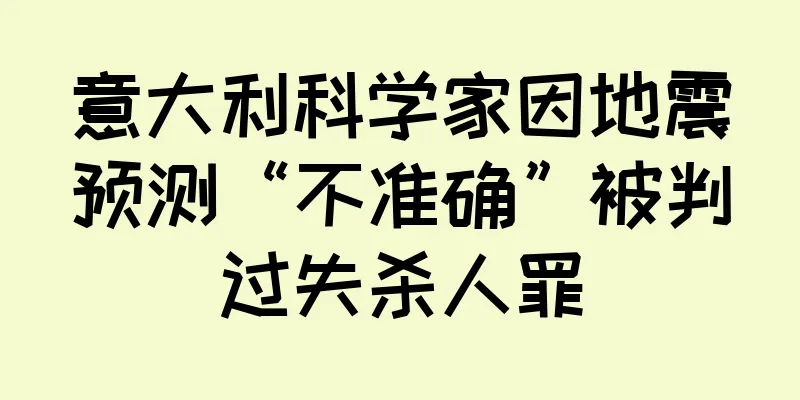 意大利科学家因地震预测“不准确”被判过失杀人罪