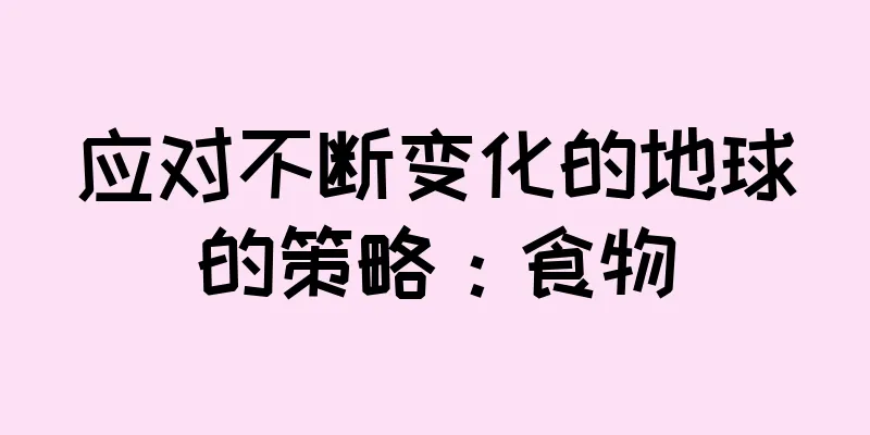 应对不断变化的地球的策略：食物