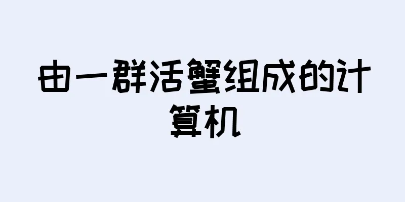 由一群活蟹组成的计算机