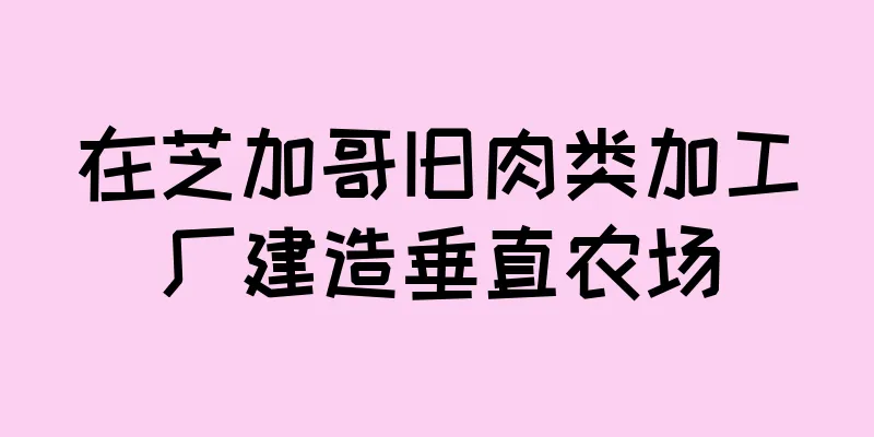 在芝加哥旧肉类加工厂建造垂直农场