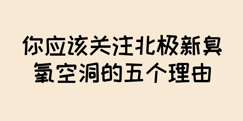 你应该关注北极新臭氧空洞的五个理由
