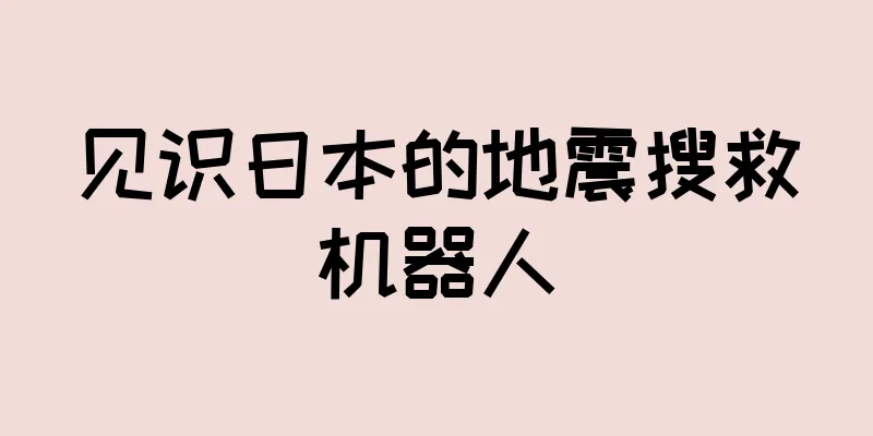 见识日本的地震搜救机器人