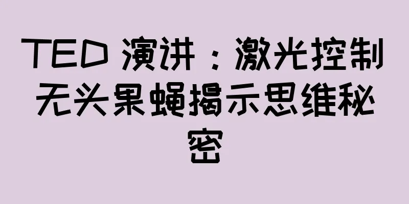 TED 演讲：激光控制无头果蝇揭示思维秘密