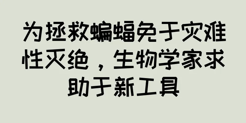 为拯救蝙蝠免于灾难性灭绝，生物学家求助于新工具