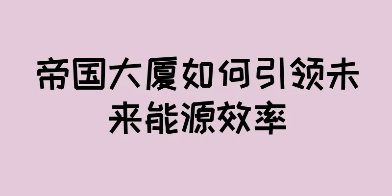 帝国大厦如何引领未来能源效率