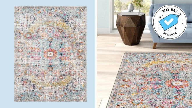 用这款顶级东方地毯为您的房间增添色彩缤纷的中心装饰品。